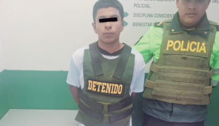 Puno: policía captura a ‘Joven dinamita’