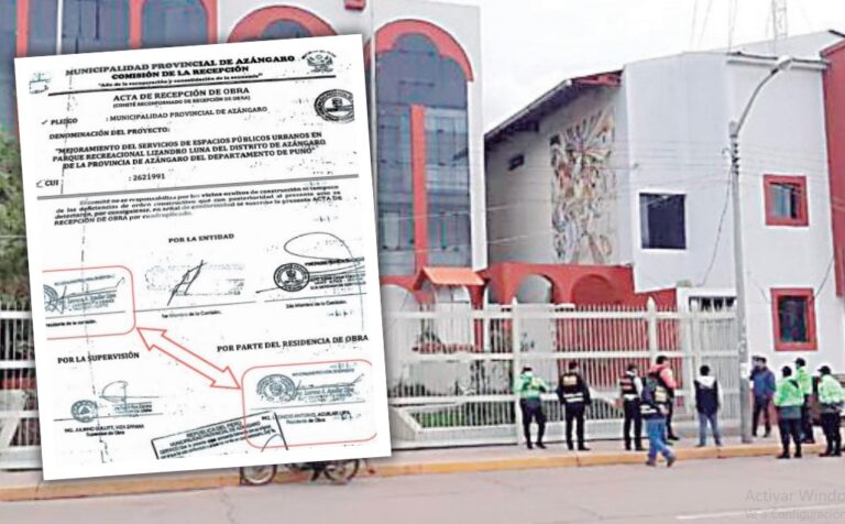 Puno: juez y parte en importante obra de la provincia de Azángaro