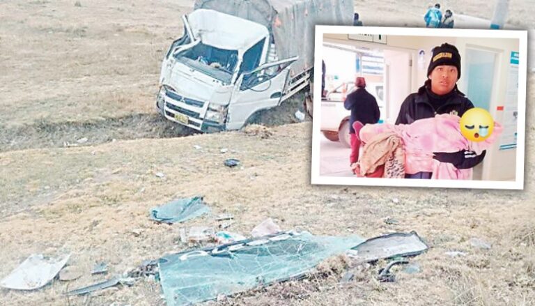 Puno: Bebé sobrevive a accidente vial