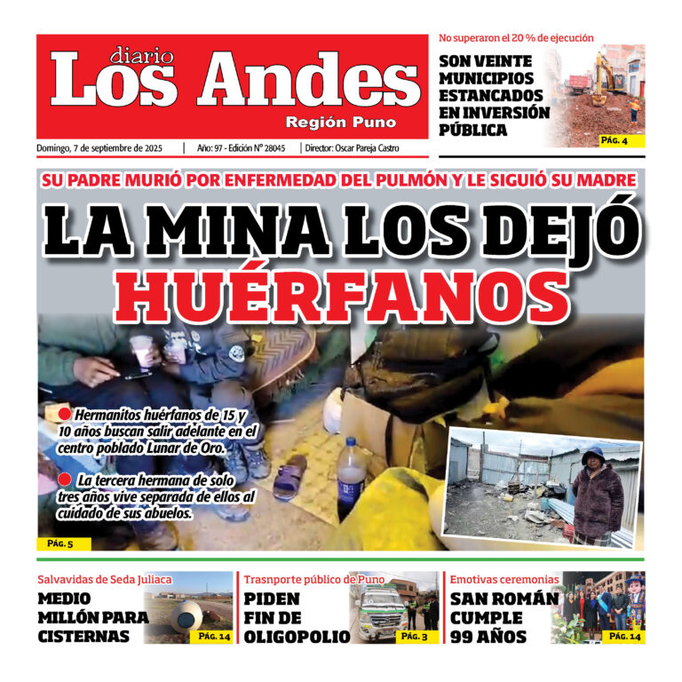 PUNO: Diario Los Andes 07/09/2025