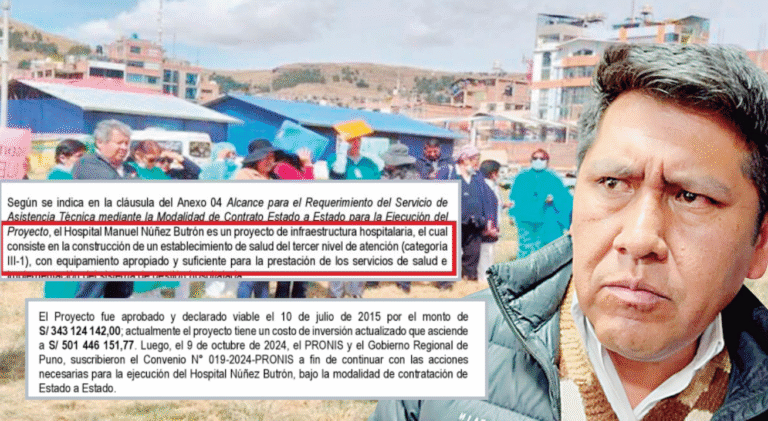 Richard Hancco vuelve a timar a Puno con nivel de hospital regional