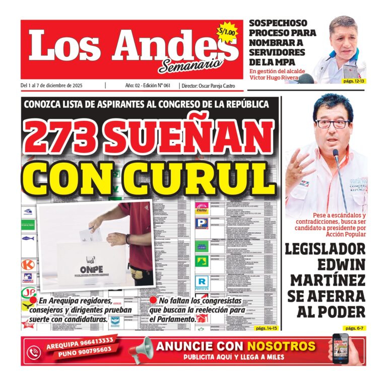 Semanario Los Andes 01/12/2025