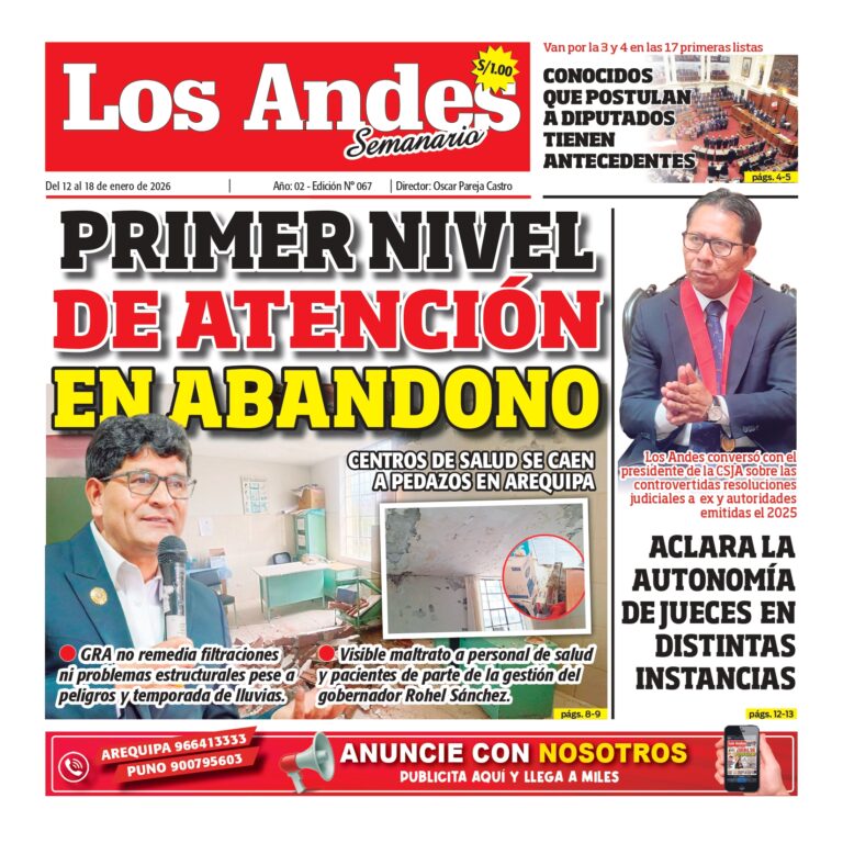 Semanario Los Andes 12/01/2026