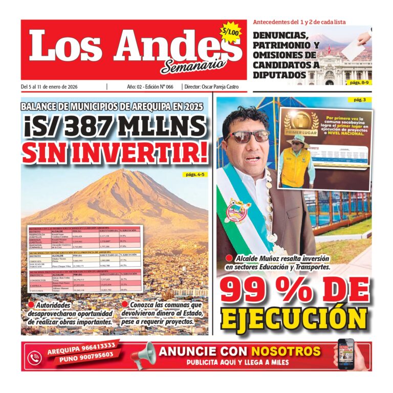 Semanario Los Andes 01/05/2026