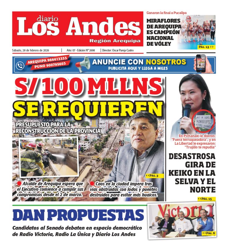DIARIO LOS ANDES AREQUIPA: 28/02/2026
