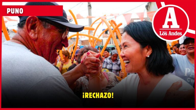 Política: Keiko ocupa primer lugar de rechazo de electores