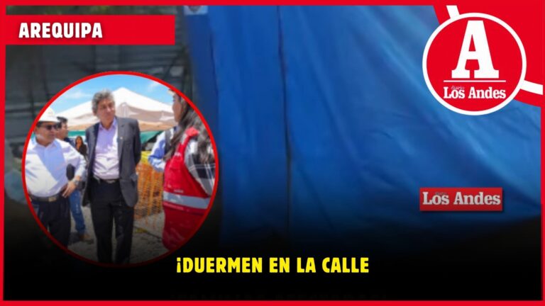 Arequipa: familias damnificadas por las lluvias duermen en la calle en Cayma