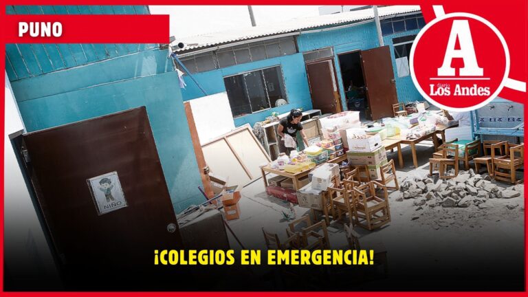Puno: colegios de San Román en pésimas condiciones