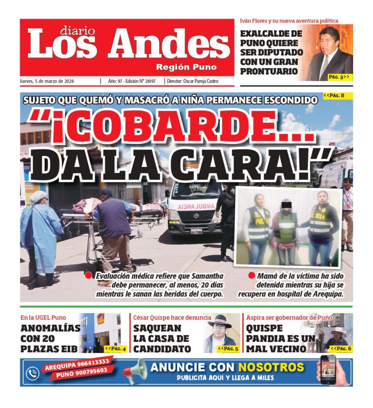 DIARIO LOS ANDES PUNO: 05/03/2026