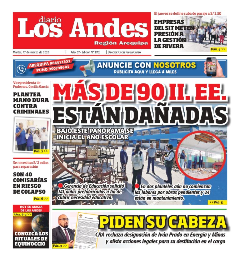 DIARIO LOS ANDES AREQUIPA: 17/03/2026