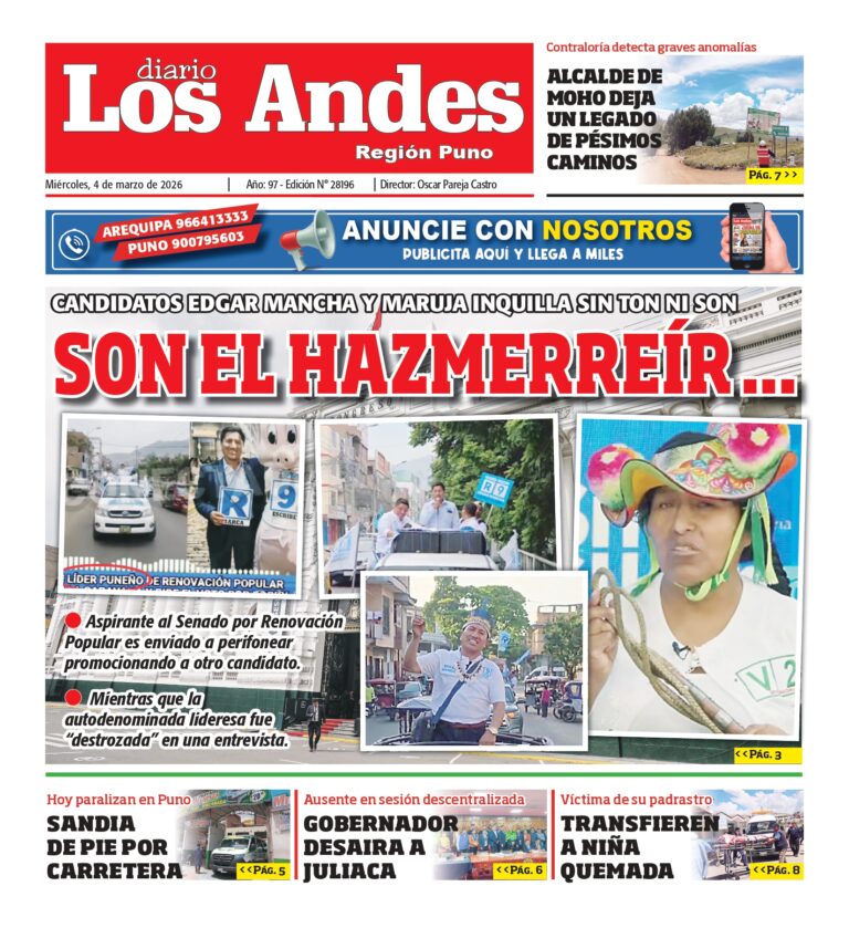 DIARIO LOS ANDES PUNO: 04/03/2026
