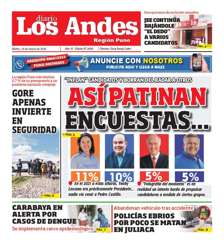 DIARIO LOS ANDES PUNO: 10/03/2026