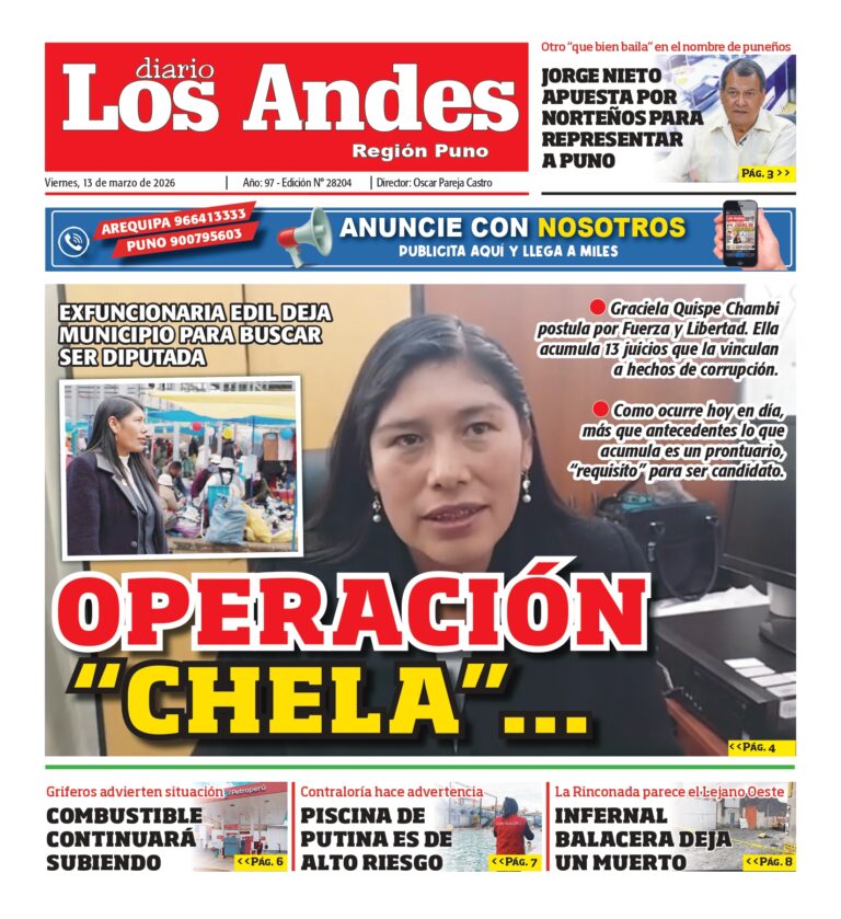DIARIO LOS ANDES PUNO: 13/03/2026