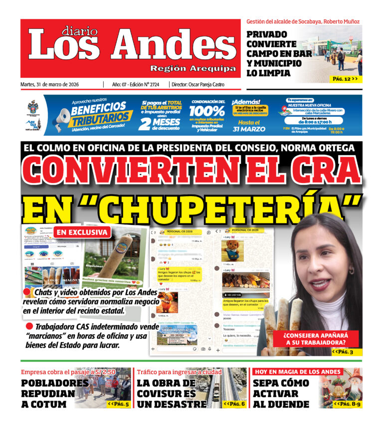 DIARIO LOS ANDES AREQUIPA: 31/03/2026