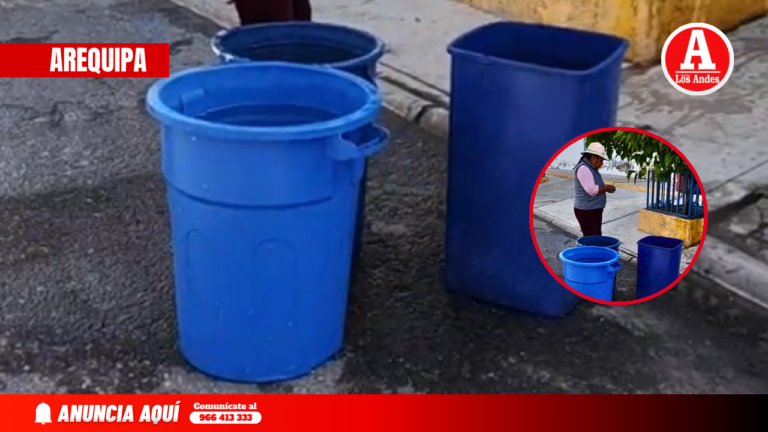 Falta de agua afecta colegios y familias en Yura