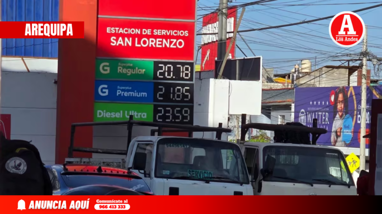 Arequipa: Precios de gasolina y diésel se mantienen elevados