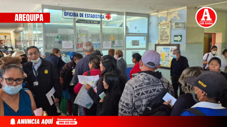 Caos en el hospital Honorio Delgado por cambio en el sistema de citas