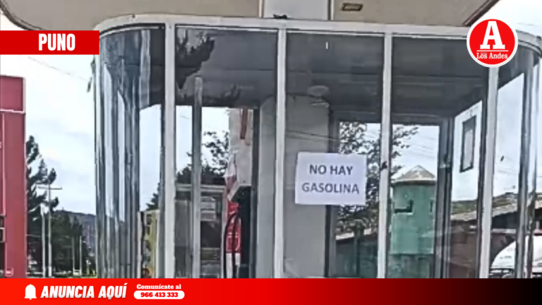 Grifos de Puno reportan falta de gasolina