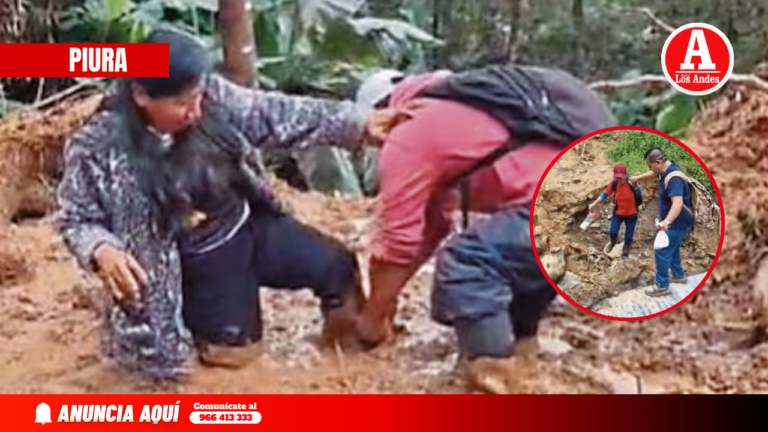 Docentes caminan horas entre huaicos para llegar a colegios