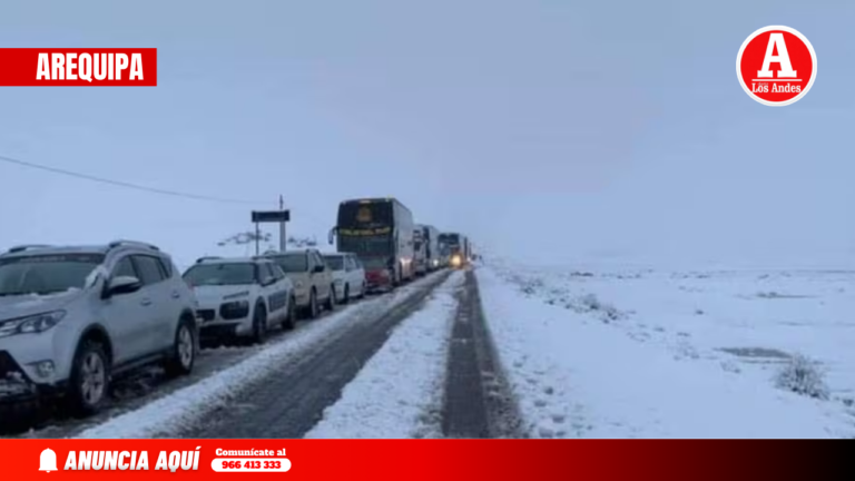 Senamhi emite alerta amarilla por lluvias, granizo y nevadas en zonas altas de Arequipa