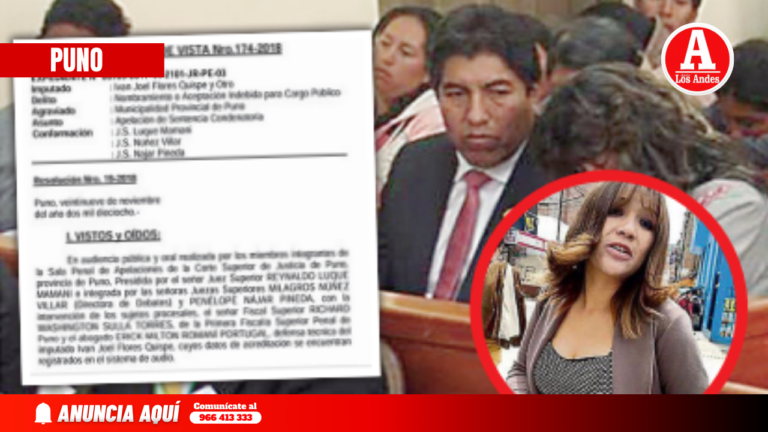 Puno: Iván Flores, candidato a diputado por Fuerza y Libertad, arrastra 40 expedientes judiciales