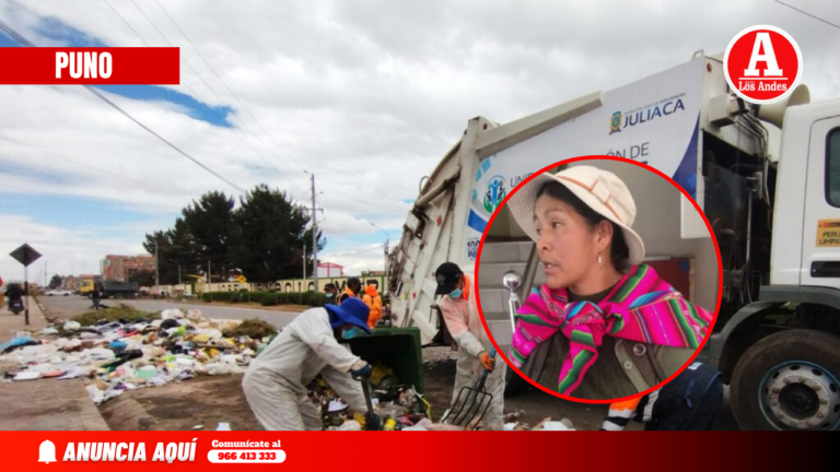 Juliaca: Madre barre calles con su bebé en brazos ante indiferencia municipal