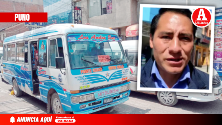 Puno: Plantean intervenir el servicio urbano