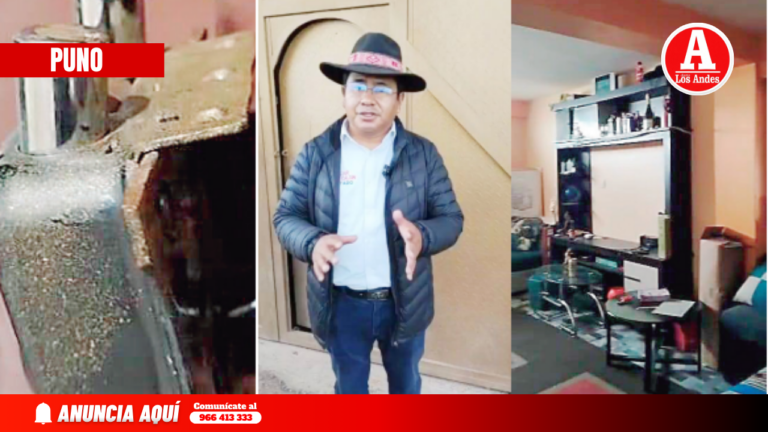 Aspirante a diputado denuncia saqueo en su vivienda en Juliaca
