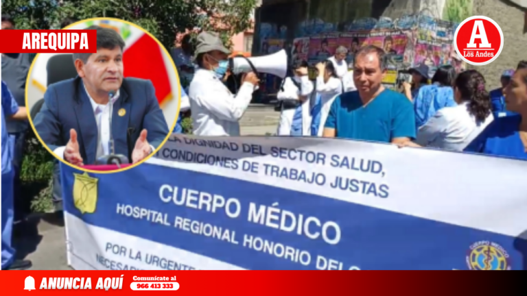 Huelga médica golpea Arequipa: más de 10 mil citas suspendidas