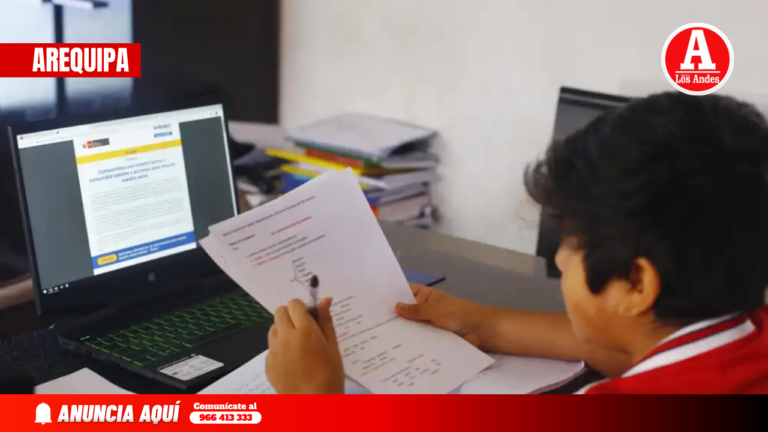 Arequipa: A clases virtuales por paro del SIT