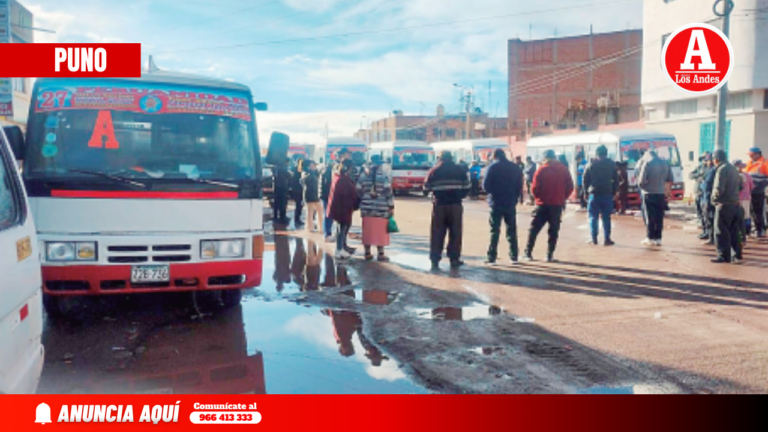 Juliaca al filo del paro indefinido de transportistas por suba de combustible