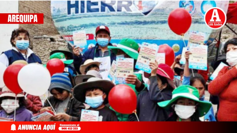 Arequipa: Baja participación contra la anemia