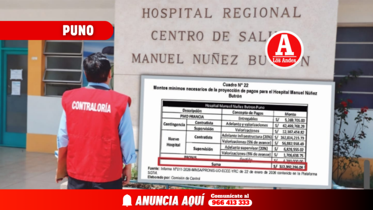 Trafa de Gobierno a Gobierno en el Hospital M.N.B. de Puno