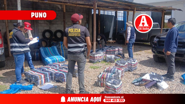 Incautan mercadería valorizada en más de medio millón de soles
