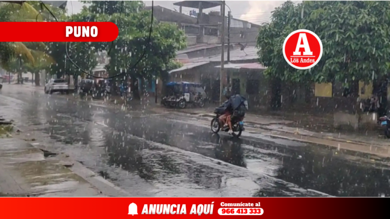 COER alerta lluvias en provincias del norte de la región Puno