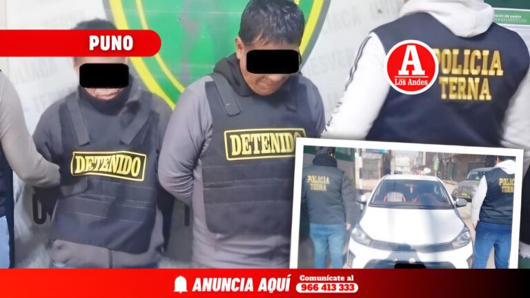 Atrapan a ‘Los finos del Altiplano’