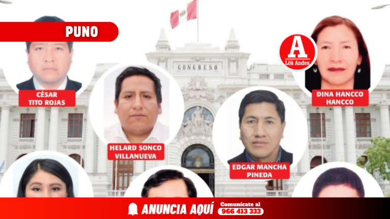 Siete puneños en el Congreso