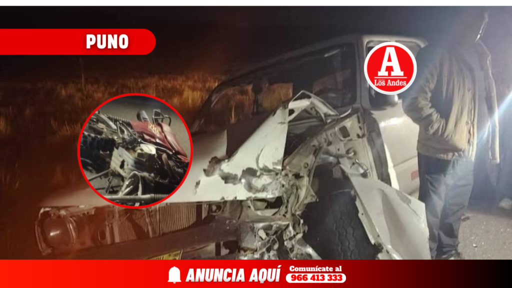 Choque frontal entre camioneta y moto lineal deja un herido de gravedad ...