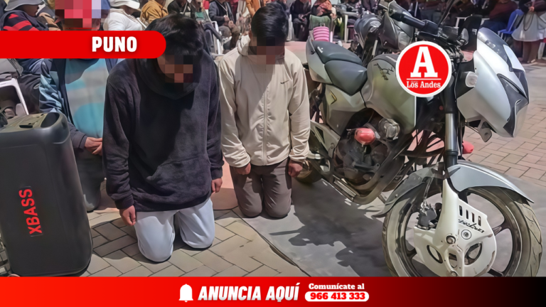 Rondas campesinas capturan a presuntos delincuentes en Carabaya