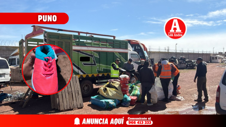 Incautan mercadería de contrabando en la vía Moho-Huancané