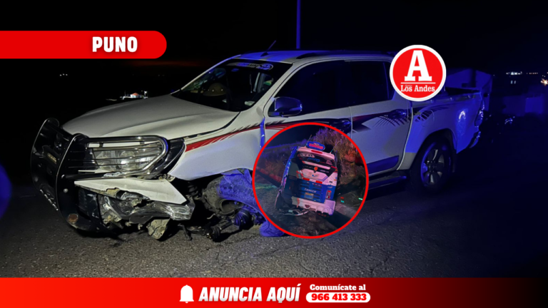 Múltiple choque deja varios heridos en Yunguyo
