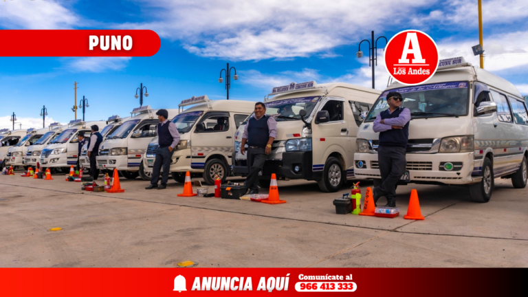 Inicia proceso de caracterización vehicular para transporte urbano en Puno