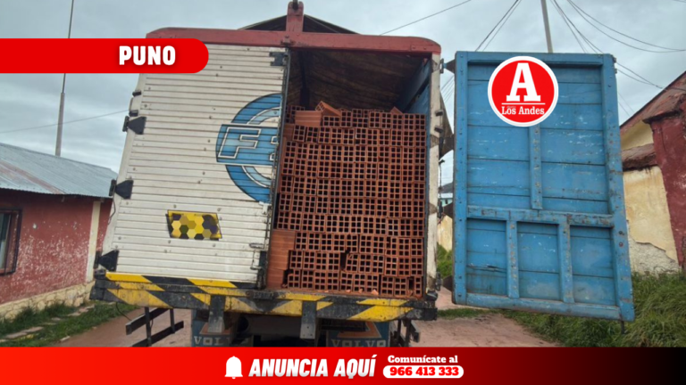 Incautan mercadería y detienen a conductor en Huancané