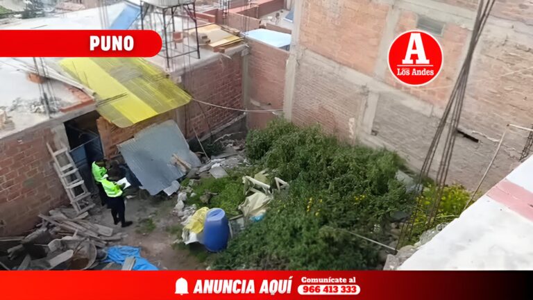 Puno: Varón muere tras presunta caída de cinco metros en Alto Huáscar