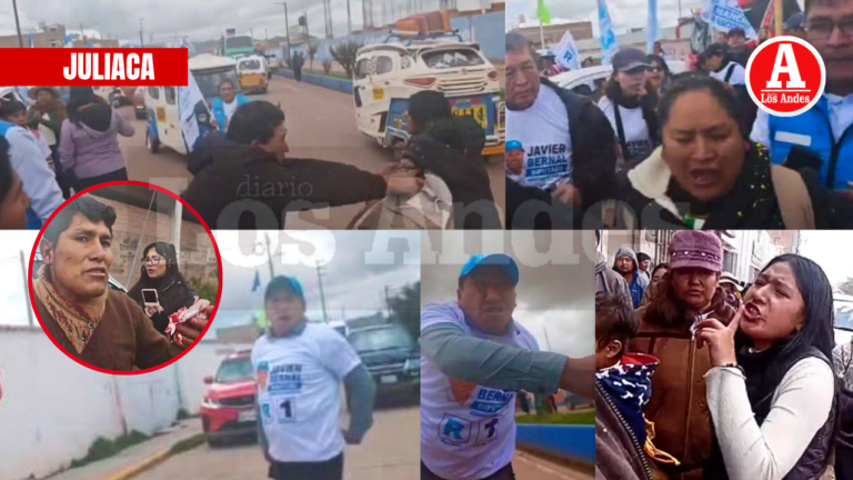 Juliaca: Simpatizantes de López Aliaga protagonizan enfrentamientos con ciudadanos