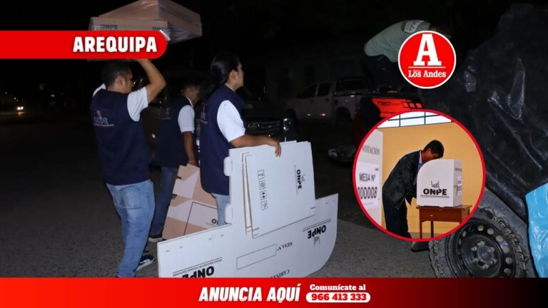 Arequipa: ONPE habilita más de 3,200 mesas de votación