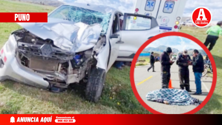 Puno: Accidente cobra la vida de docente