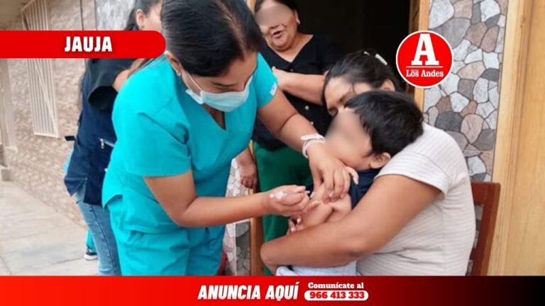 Jauja: Se registran varios casos de tos ferina, sarampión y coxsackie en menores