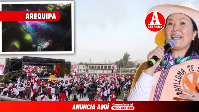 Falso “baño de popularidad“ de Keiko Fujimori en mitin
