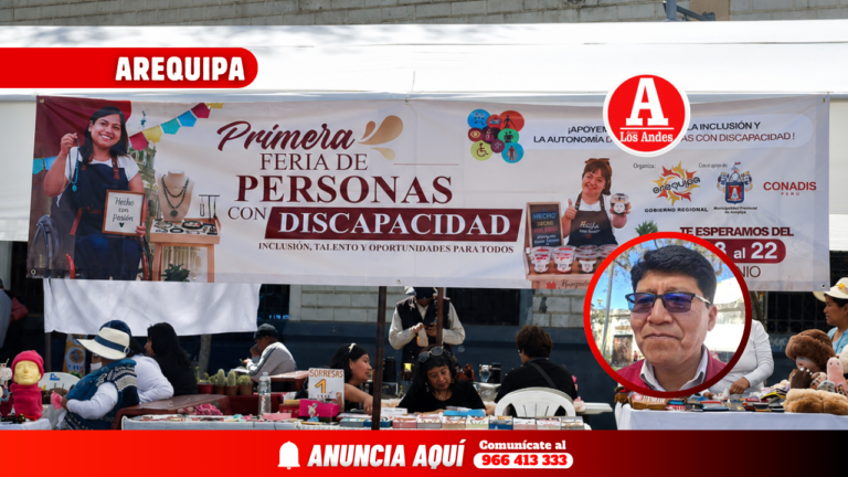 Arequipa: Más de 56 emprendedores con discapacidad participan en su primera feria regional